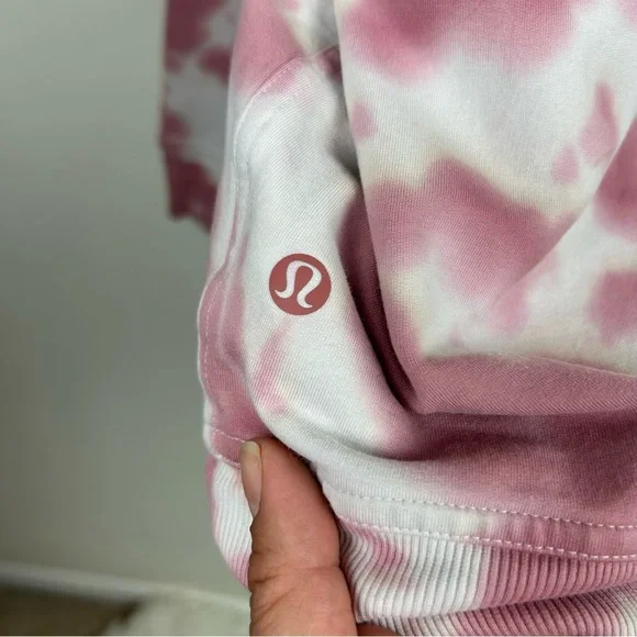 Lululemon All Yours Hoodie Tie Dye Fleece Brier lightweight size: 10 - Picture 13 of 13